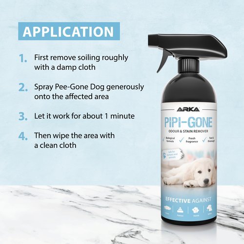 ARKA PIPI-GONE Dog - šunų dėmių ir kvapų valiklis