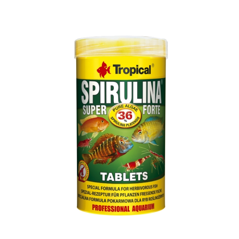 Tropical Spirulina Super Forte tablets - maistas žuvims