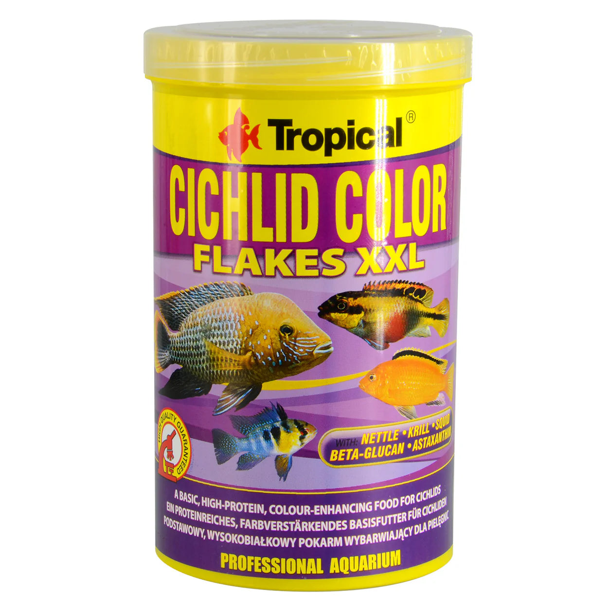 Tropical Cichlid Color flakes XXL - maistas žuvims 160g/1000ml