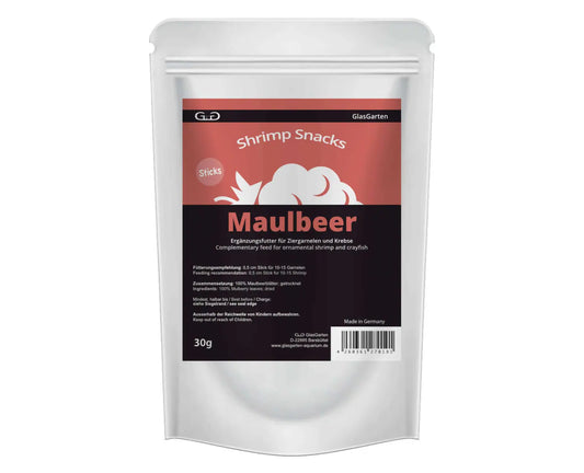 GlasGarten - Shrimp Snacks Mulberry 30g.