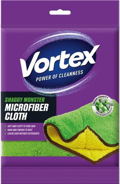 Vortex microfiber cloth "Shaggy monster" - dvipusė mikropluošto šluostė