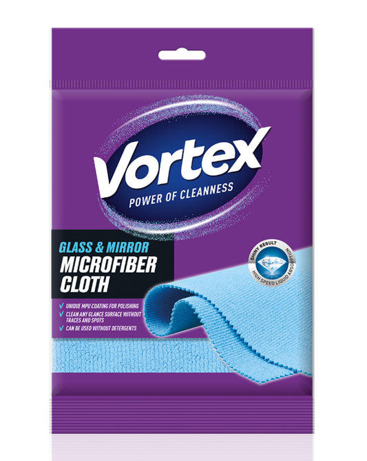 Vortex microbefiber cloth "Glass & mirror" - mikropluošto šluostė stiklams