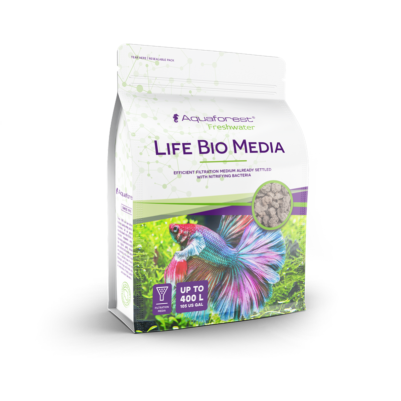 AF Life Bio media FW - filtravimo medžiaga su nitrifikuojančiomis bakterijomis (1000ml)