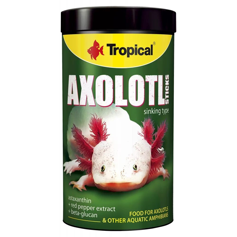 Tropical Axolotl sticks - maistas aksolotliams 135g/250ml
