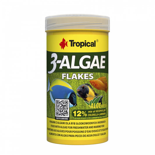 Tropical 3-Algae Flakes - maistas žuvims