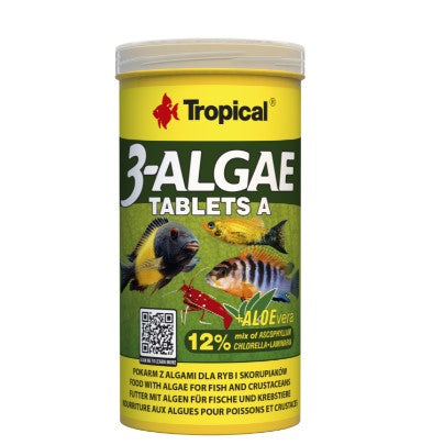 Tropical 3-Algae Tablets A - maistas žuvims