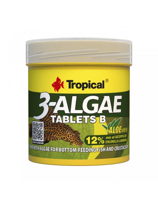 Tropical 3-Algae Tablets B - maistas žuvims