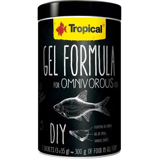 Tropical Gel Formula for Omnivorous fish - maistas visaėdėms žuvims gelio forma