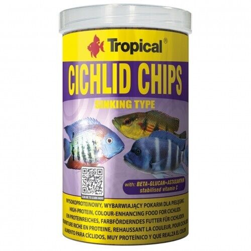 Tropical Cichlid Chips - maistas žuvims