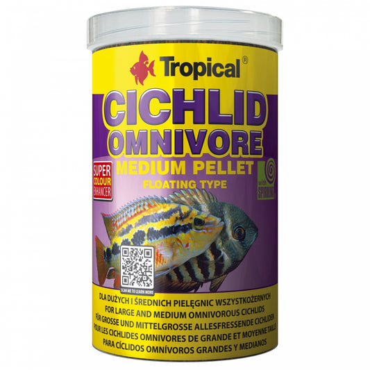 Tropical Cichlid Omnivore medium - maistas žuvims