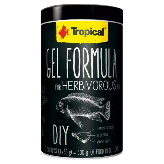 Tropical Gel Formula for Herbivorous fish - maistas žolėdėms žuvims gelio forma