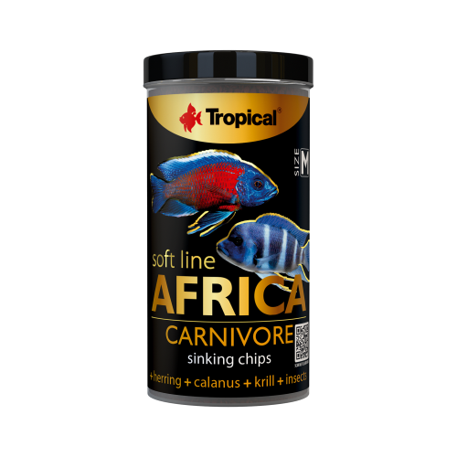 Tropical AFRICA Carnivore Soft Line M - maistas žuvims