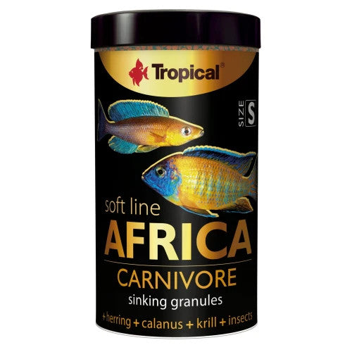 Tropical AFRICA Carnivore Soft Line S - maistas žuvims