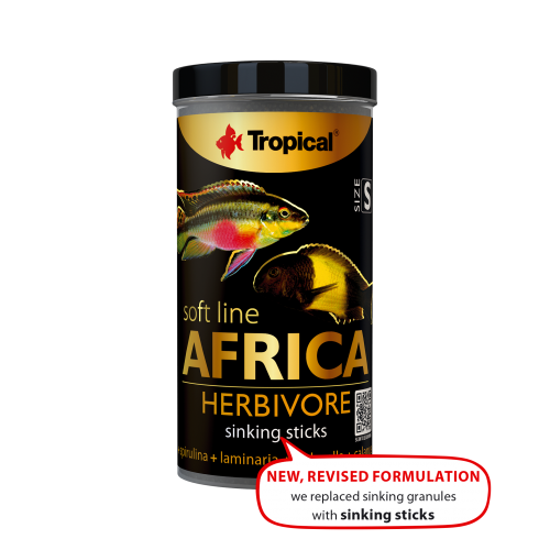 Tropical AFRICA Herbivore Soft Line S - maistas žuvims