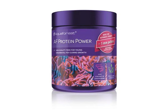 AF Protein Power - maistas su baltymais ir spirulina jaunoms žuvims 120g.