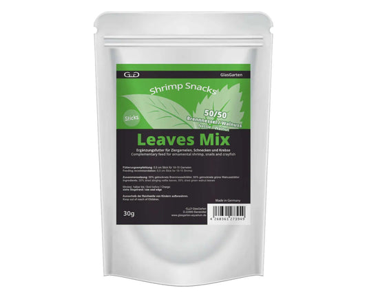 GlasGarten - Shrimp Snacks Leaves-Mix 30g.