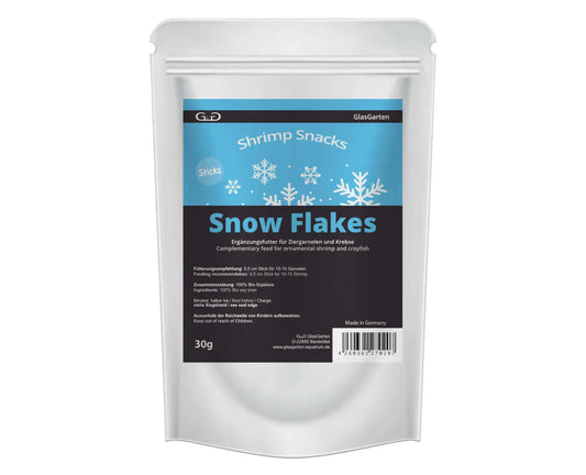 GlasGarten - Shrimp Snacks Snow Flakes 30g.