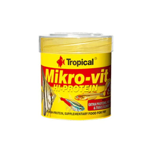 Tropical Micro-Vit Hi-Protein - maistas mažoms žuvims 32g/50ml