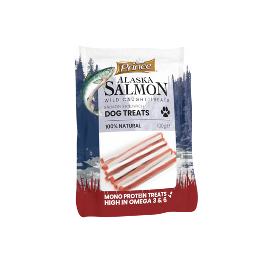 PRINCE Alaska Salmon Sandwich - skanėstas šunims 100g
